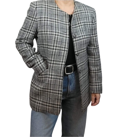 Jones New York Jackets & Blazers - Vintage Jones New York Wool Jacket Blazer - Size 8